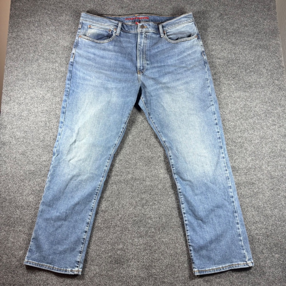 Lucky Brand 410 Athletic Fit Blue Denim Jeans Mens 40x32 Medium Wash Stretch